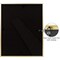 8x10 Aluminum Photo Frame for 5x7 Pictures with Ivory Mat or 8x10 Without, Real Glass, Wall or Tabletop Metal Picture Frame Collection (Gold, 1 Pack)